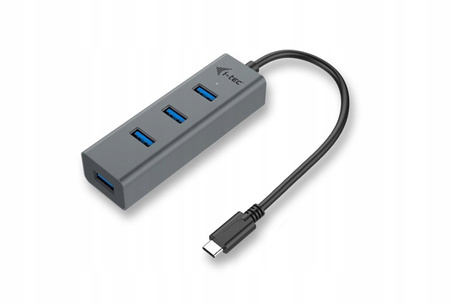 I-TEC USB-C Metal 4-portowy HUB USB 3.0 4x USB 3.0
