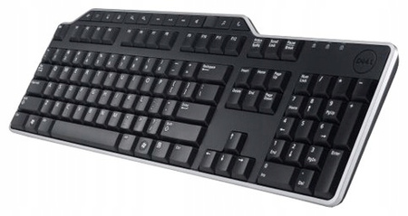 DELL Przewodowa biznesowa klawiatura multimedialna USB KB-522, czarna