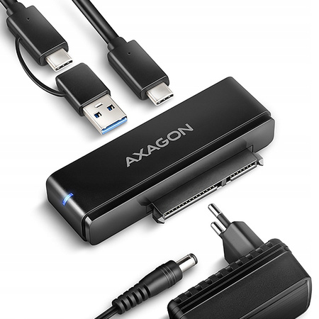 ADSA-FPX Adapter USB-C 10Gbps SATA 6G 2.5''/3.5'' SSD/HDD FASTPORT X, w,