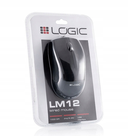 LOGIC CONCEPT LM-12 PRZEWODOWA MYSZ OPTYCZNA