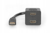 Kabel rozdzielacz/splitter HDMI HighSpeed 1080p 24Hz FHD Typ HDMI A/2xHDMI