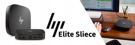 WYDAJNY Mini komputer HP ELITE SLICE i5-6500T 16GB 512SSD USB-C 4K W10