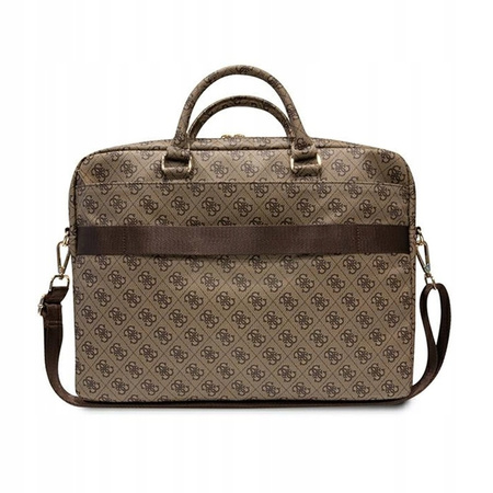 GUESS Torba do notebooka 16 cali 4G Printed GUCB15P4RPSW Brązowa