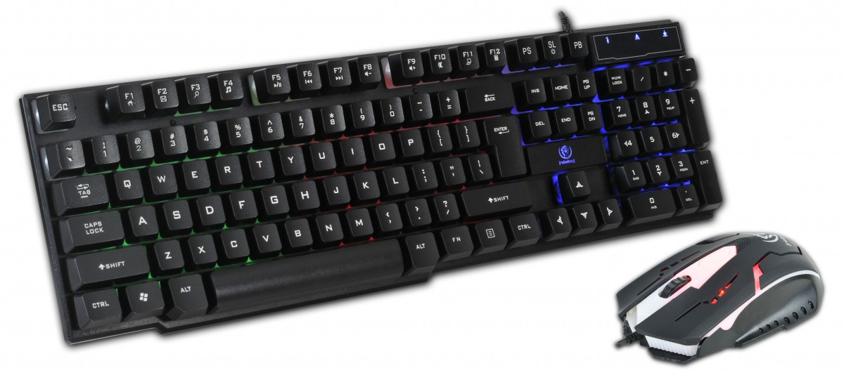 REBELTEC Klawiatura+mysz przewodowa dla graczy OPPRESSOR GAMING