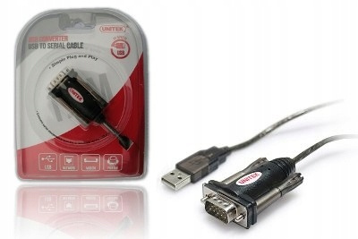 UNITEK Adapter USB- 1xRS-232 + Adapter DB9F/DB25M; Y-105A