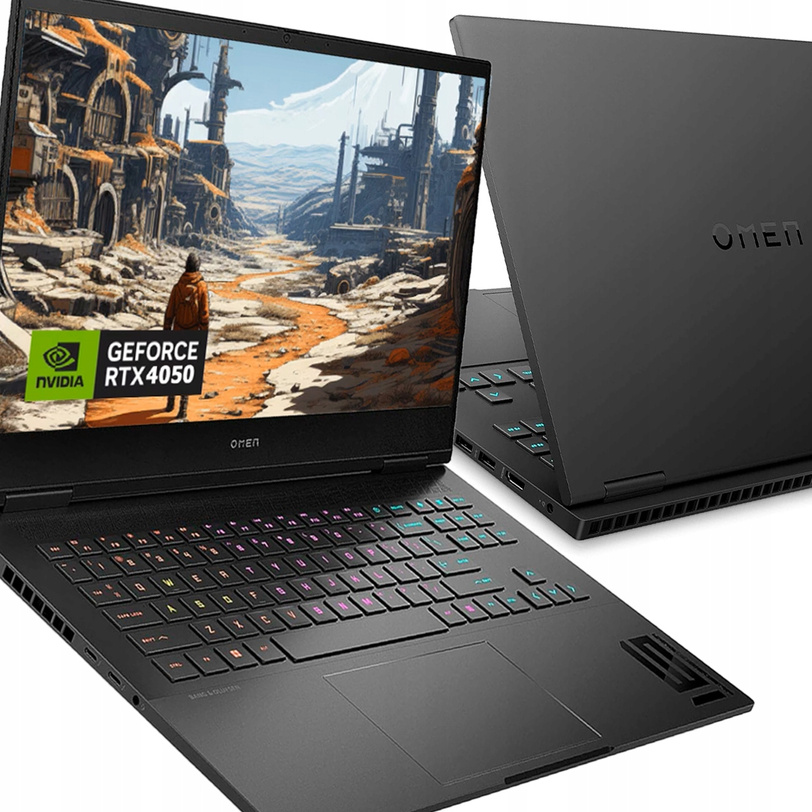 LAPTOP GAMINGOWY HP OMEN 16 i7-13620 16GB 1TB SSD FHD RTX4050 BLK W11