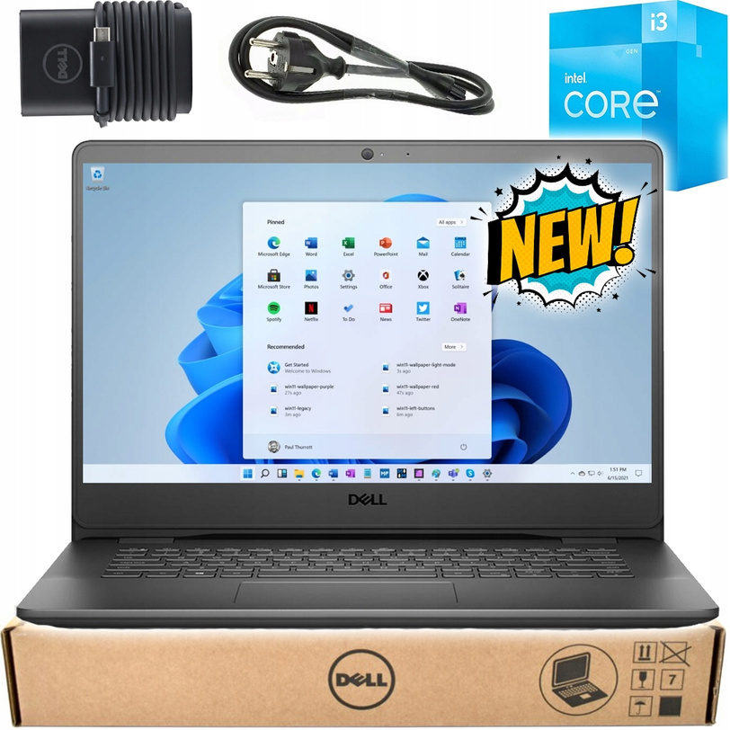 Laptop Dell Latitude 14 i3 32GB 1TB SSD FHD PK W11