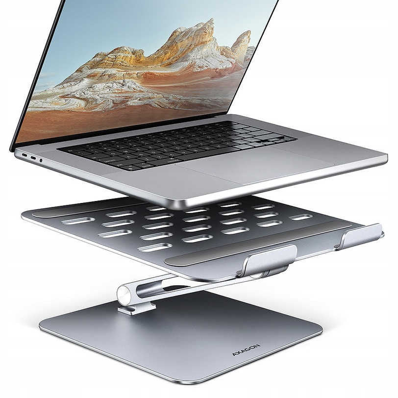 STND-LQ Podstawa do laptopów aluminiowa 10-16'' cali, regulowane kąty