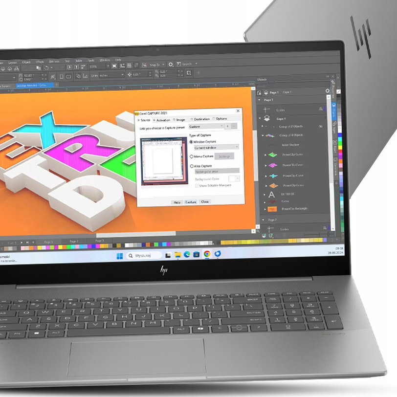 PROFESJONALNY LAPTOP HP ENVY 17 ULTRA 5 125H 16GB 512GB SSD FHD W11 17,3"