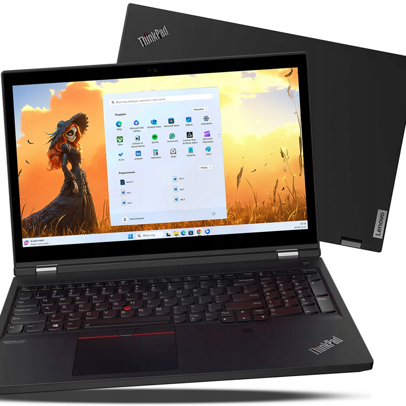 POTĘŻNA Nowa stacja robocza Lenovo P15 G2 i7 32GB 1TB T1200 4GB TOUCH W11P