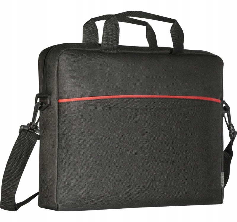 DEFENDER TORBA LITE 15,6 CZARNA WZMOCNIONE BOKI, PLASKI KSZTALT