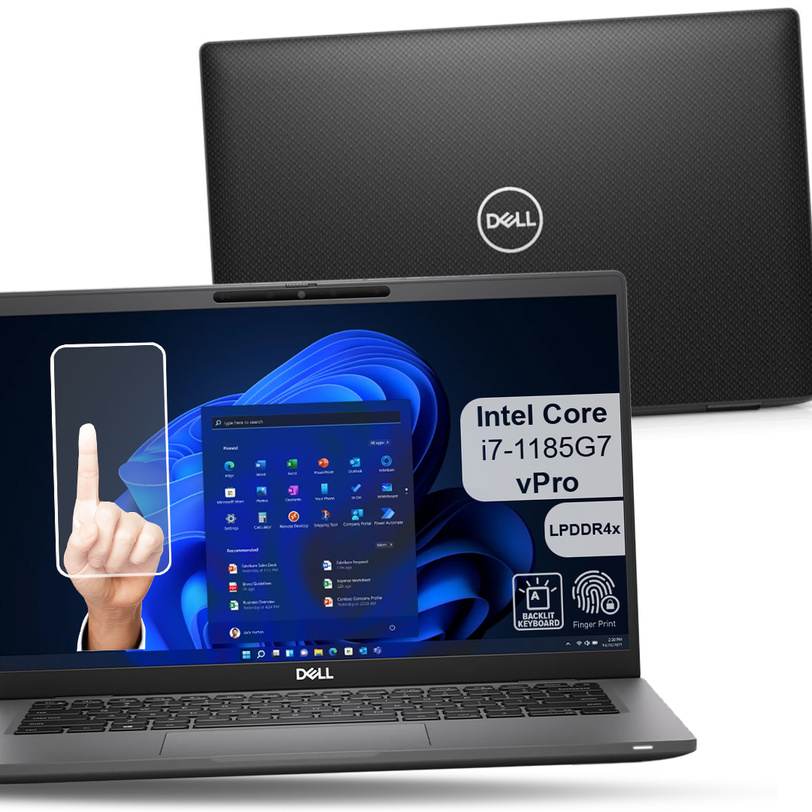WYDAJNY Laptop Dell Latitude 7420 i7-1185 16GB 512SSD FHD DOTYK CARBON W11
