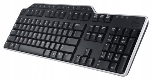DELL Przewodowa biznesowa klawiatura multimedialna USB KB-522, czarna