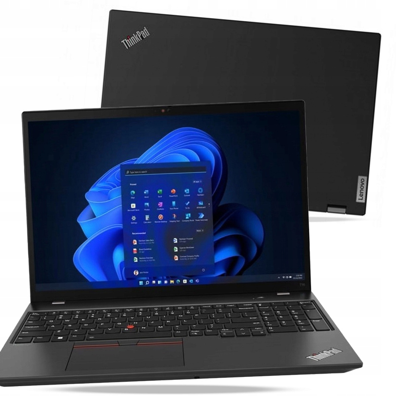 POTĘŻNY Lenovo ThinkPad T16 i5-1235 16GB DDR4 512SSD FHD+ BLK W11P 16"