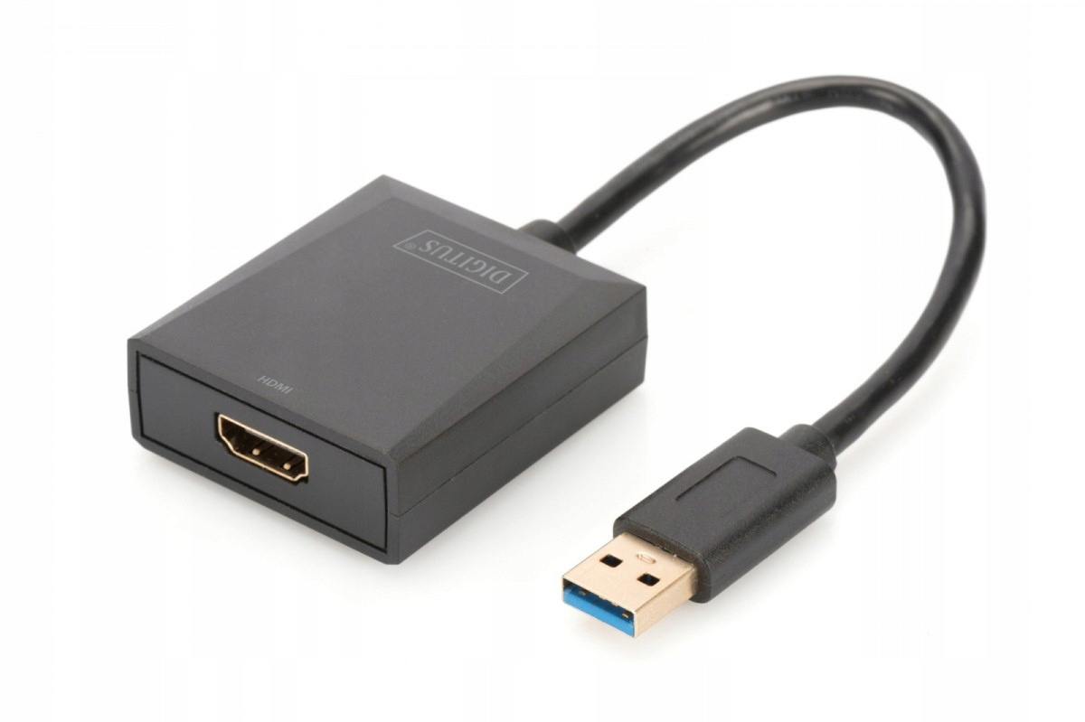 DIGITUS Adapter audio-video USB 3.0 do HDMI FHD 1920x1080p Dual Display