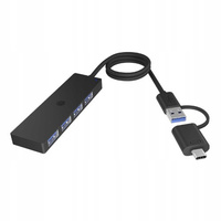 ICYBOX Hub IB-HUB1424-C3 4-Port USB Typ-A, złącze Typ-C/A