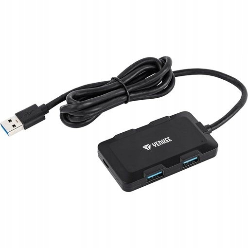 YENKEE Hub ładujący z 4 portami USB YHB 4341BK,
