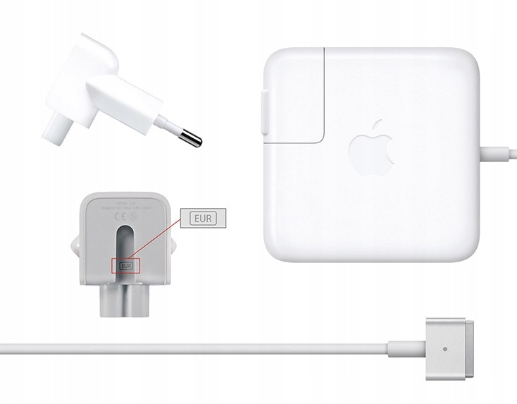 Oryginalny zasilacz MacBook APPLE MagSafe 2 85W MD506Z/A