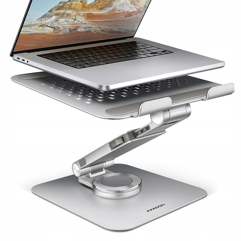 AXAGON STND-LR Podstawa do laptopów aluminiowa 10-16'' regulowane kąty,