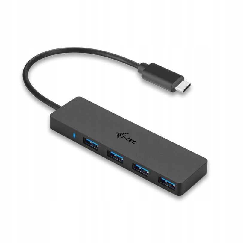 I-TEC USB-C Slim pasywny HUB 4x USB 3.0 do podłączenia USB-A/USB-C