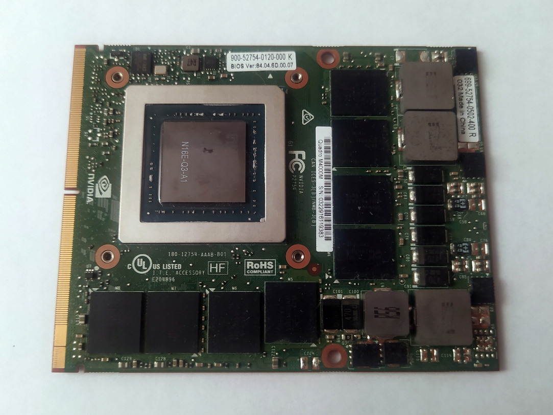 Karta Graficzna Nvidia Quadro M4000M 4GB GDDR5 MXM