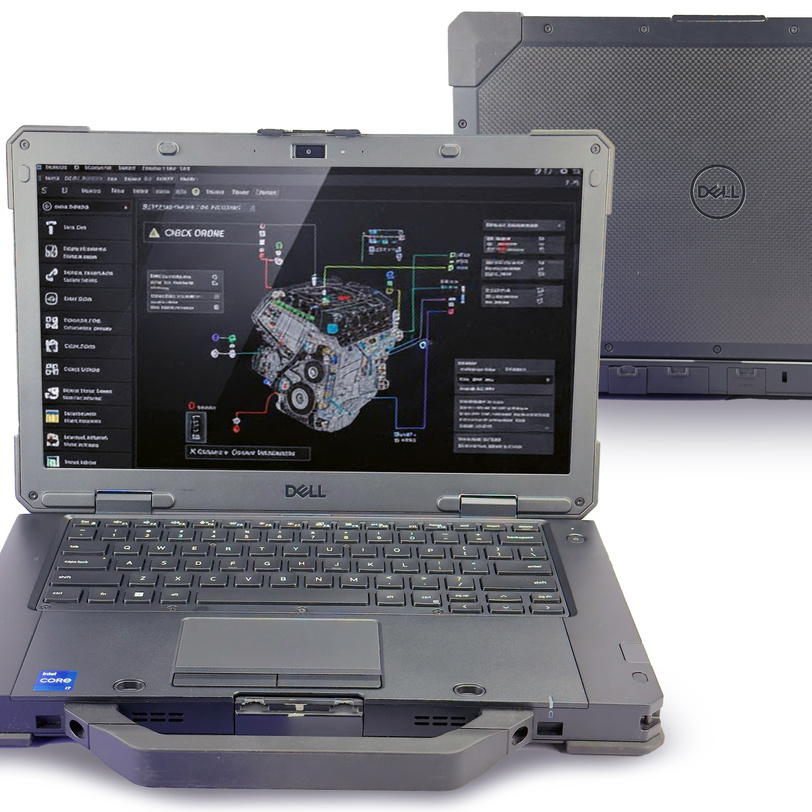 PANCERNY Latitude 5430 Rugged i7-1185 32GB DDR4 SSD FHD W11P z rączką