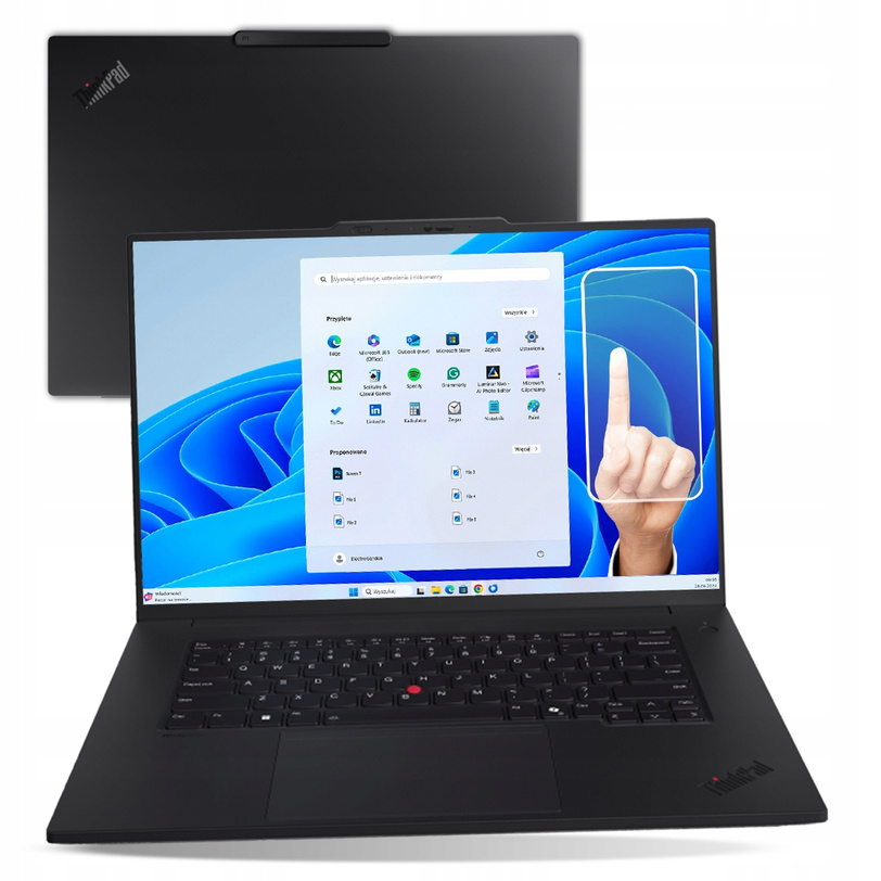 Lenovo ThinkPad P1 G7 U7-165H 32GB 512SSD OLED TOUCH 4K RTX1000 BLK Win11P