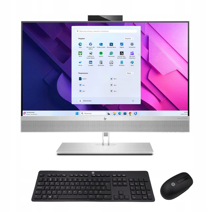 Komputer HP EliteOne 800 G6 AiO 24" i7-10700 16GB SSD W11 PRO