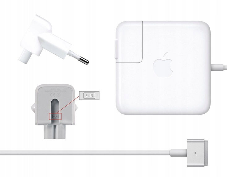 Oryginalny zasilacz APPLE MagSafe 2 60W MD565Z/A
