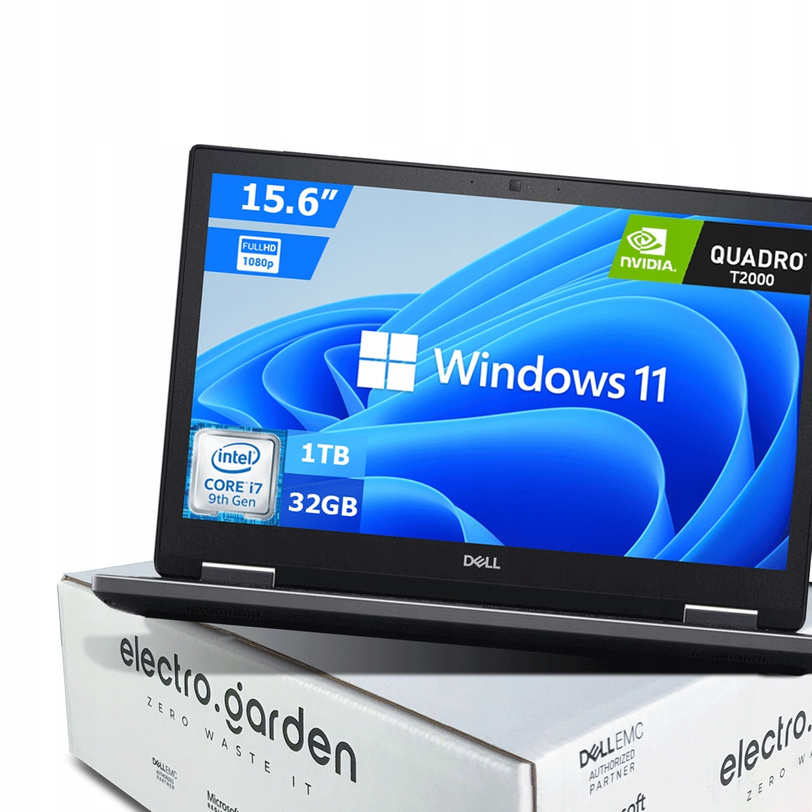 WYDAJNA STACJA ROBOCZA DELL Precision 7540 i7 32GB 1TB SSD T2000 FHD W11