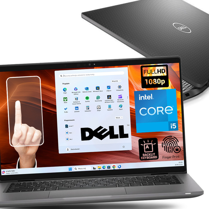 WYDAJNY Dell Latitude 7430 CARBON i5-1245U 16GB 1TB SSD FHD TOUCH BLK W11P