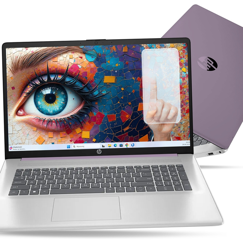 LIMITOWANY LAPTOP HP 17 INTEL N 16GB DDR4 512GB HD+ DOTYKOWY EKRAN W11
