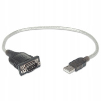 MANHATTAN Konwerter USB na port szeregowy RS232
