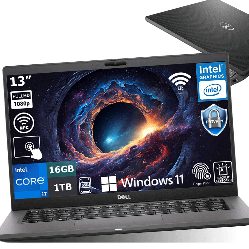Dell Latitude 7310 i7 16GB 1TB FHD TOUCH PODŚW KL CARBON LTE NFC W11P